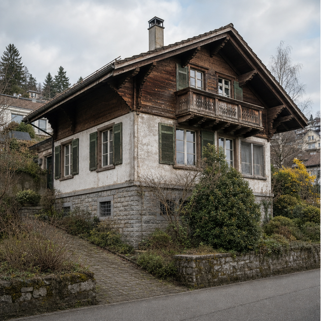 Chalet Renovation - Zürichberg – vor der Renovation