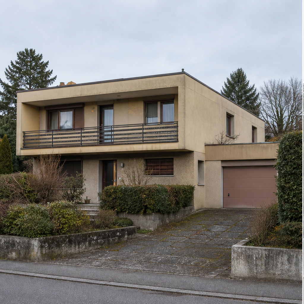 Moderne Villa - Küsnacht – vor der Renovation